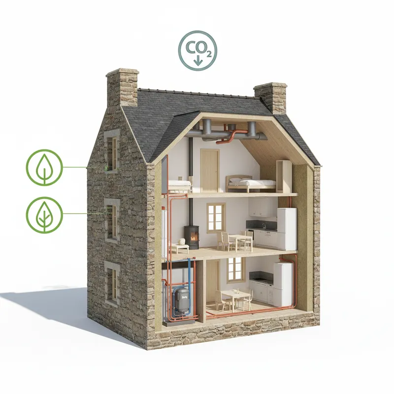 Rénovation énergétique complète toiture et façade Cesson-Sévigné - Eco-Habitat Bretagne