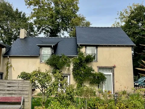 Vue arrière toiture traitée Melesse