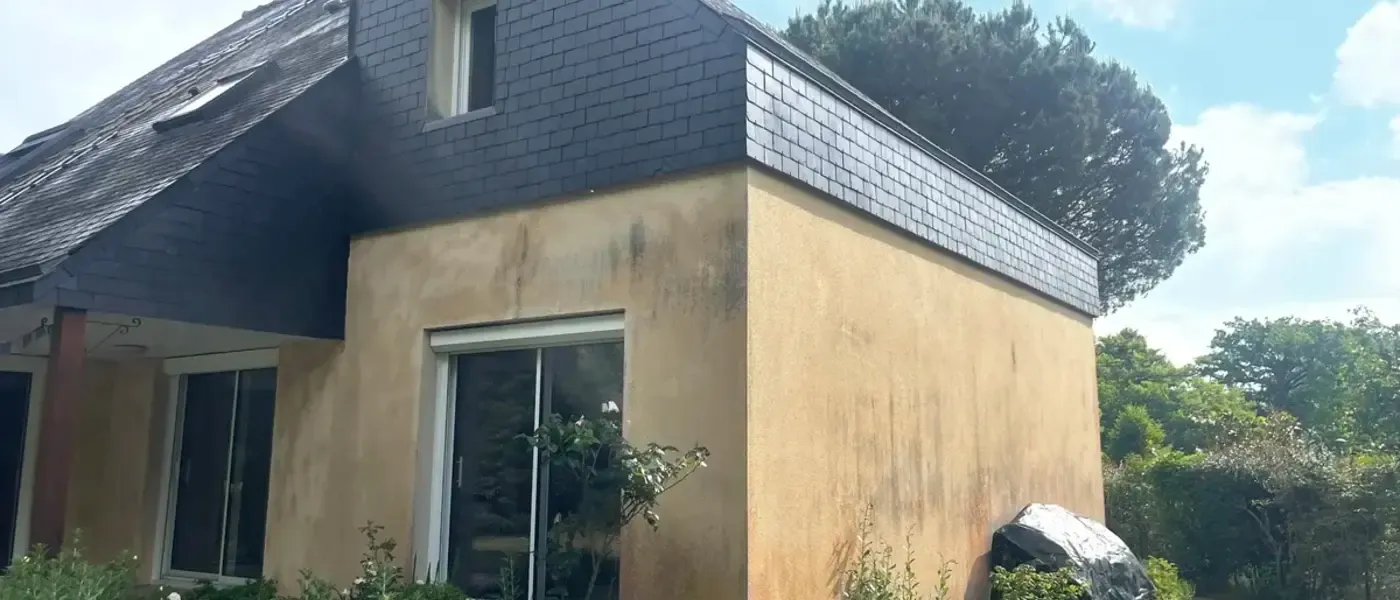 Façade avant travaux de ravalement - État initial